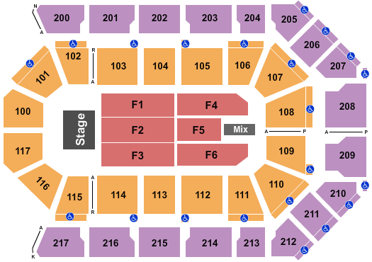 Dignity Health Arena Seating Chart: Endstage 4