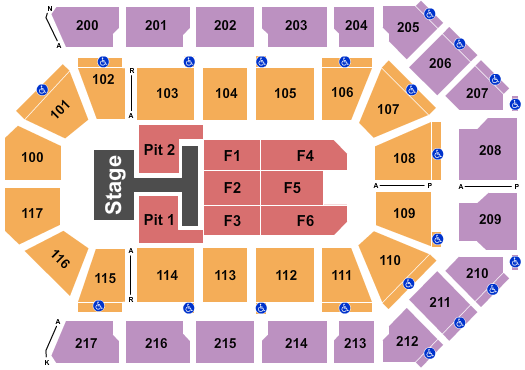 Dignity Health Arena Seating Chart: Old Dominion