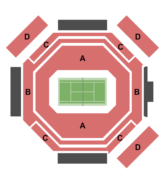 Dignity Health Sports Park - Carson Center Court Seating Chart: LA28 - Tennis