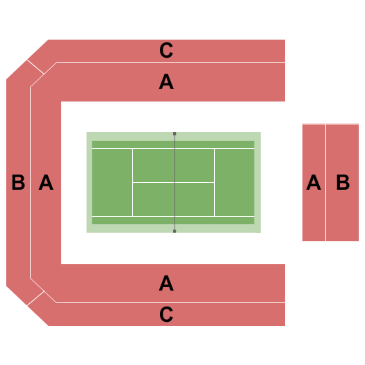 Dignity Health Sports Park - Carson Court 1 Seating Chart: LA28 - Tennis