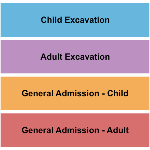 Dinosaur World - FL Seating Chart: Dinosaur World