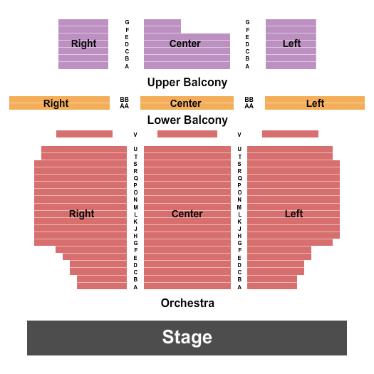 Dixon Hall Seating Chart: Endstage