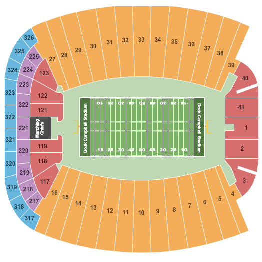 Uf Football Stadium Seating Chart