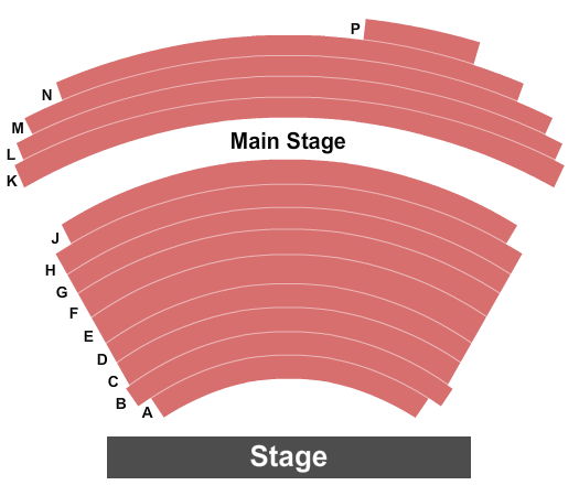 Dogwood Center for the Performing Arts Seating Chart: End Stage