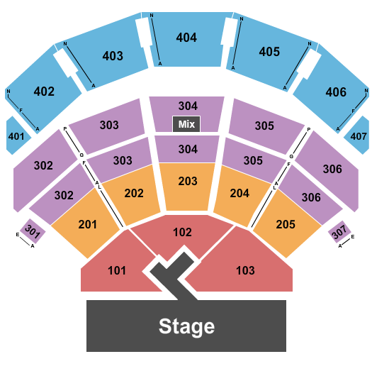 Dolby Live at Park MGM Seating Chart: Maroon 5