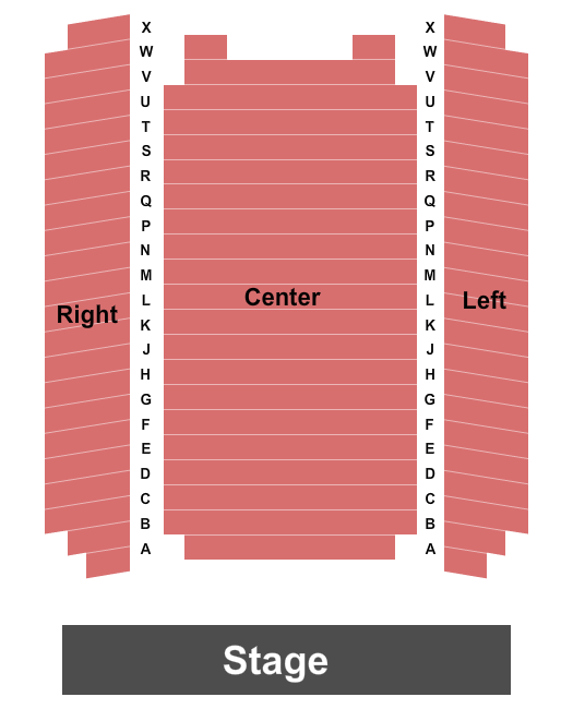Don Gibson Theatre Seating Chart: Endstage RLC