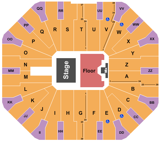 Don Haskins Center Seating Chart: Chayanne