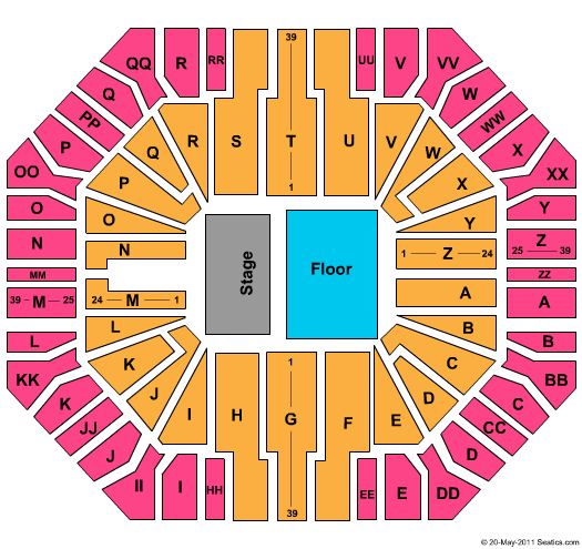 Don Haskins Center Seating Chart