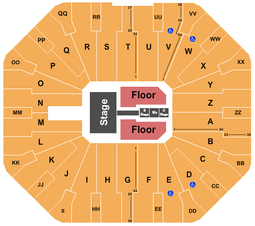 Don Haskins Center Seating Chart: Fall Out Boy