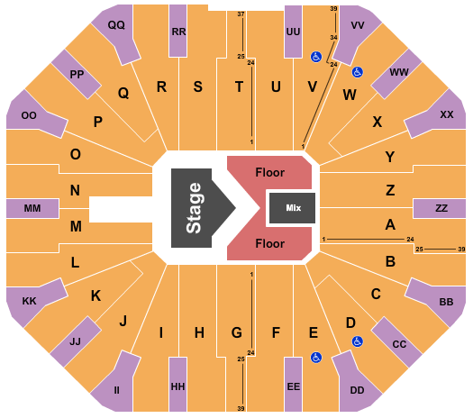 Don Haskins Center Seating Chart: Jelly Roll