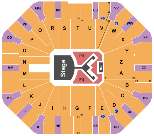Don Haskins Center Seating Chart: Shinedown