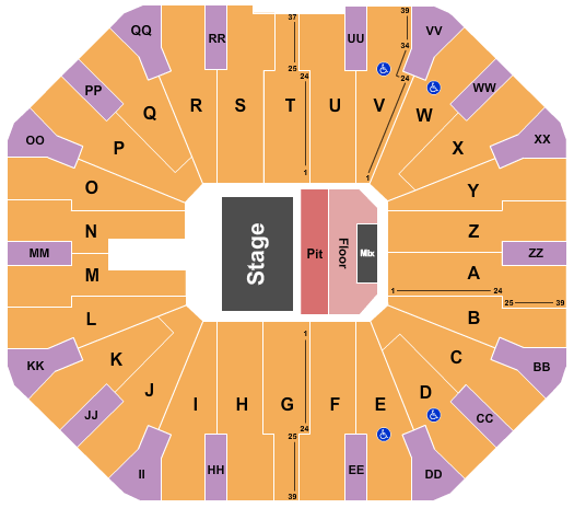 Don Haskins Center Map