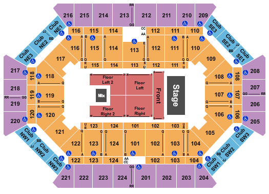 Donald L. Tucker Civic Center Seating Chart: Big Time Rush