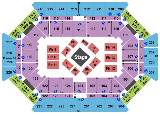 Donald L. Tucker Civic Center Seating Chart