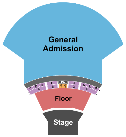 Doral Amphitheater at Doral Central Park Seating Chart: Endstage