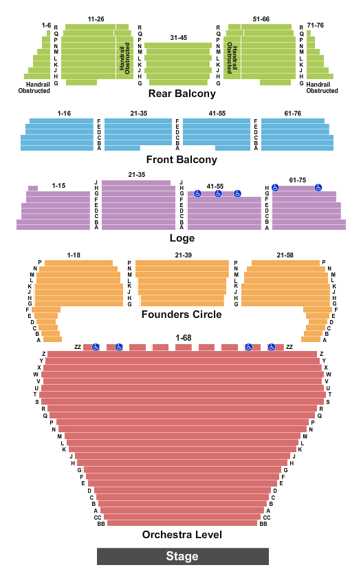 Dorothy Chandler Pavilion Seating Chart: Endstage