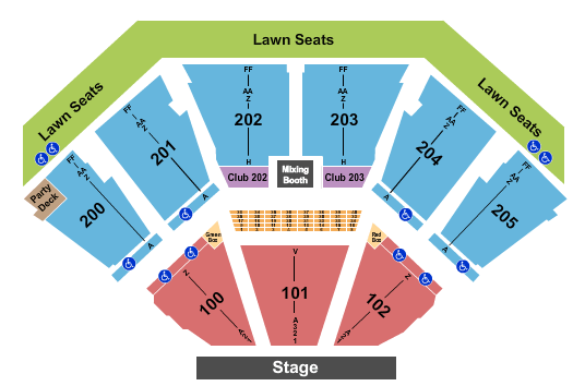 North Island Credit Union Amphitheatre Seating Chart