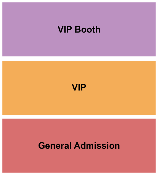 Double Barrel Roadhouse Seating Chart: GA/VIP/Booths