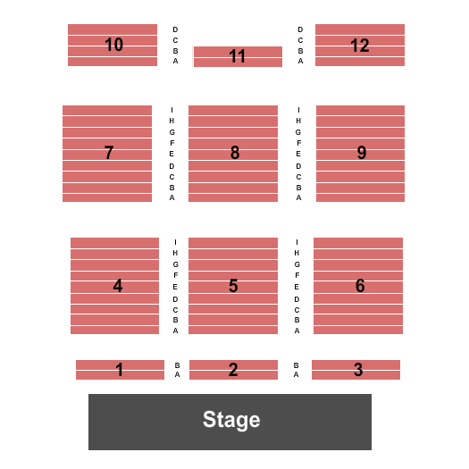 DoubleTree by Hilton Hotel Pittsburgh - Cranberry Seating Chart: Endstage