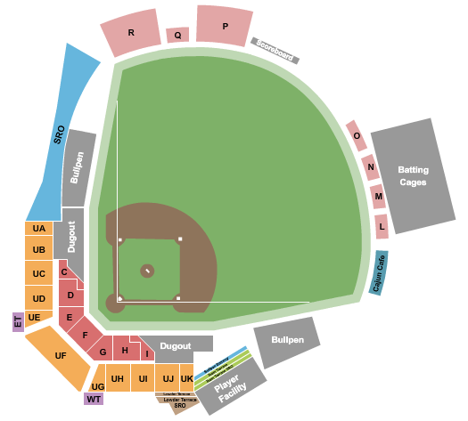 Doug Kingsmore Stadium Seating Chart: Baseball