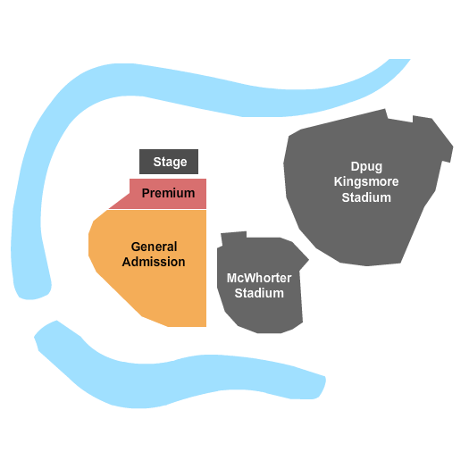 Doug Kingsmore Stadium Seating Chart: GA/Premium