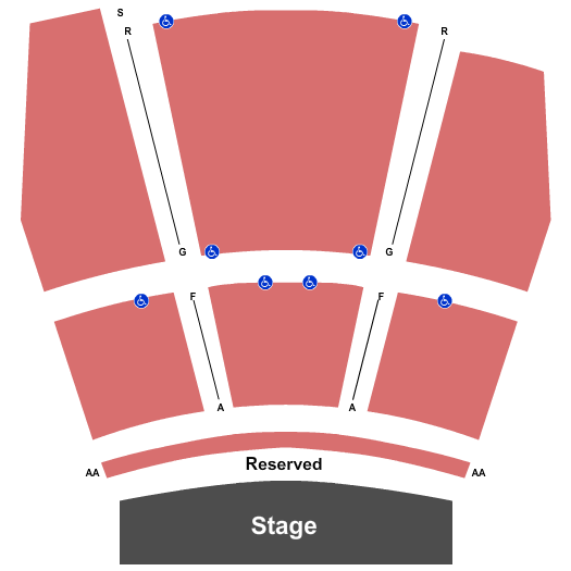 Dougherty Valley Performing Arts Center Seating Chart: End Stage