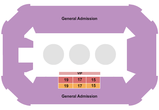 Dow Arena At Dow Event Center Seating Chart: Circus GA