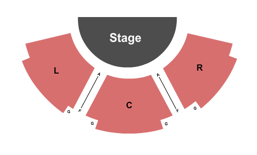 Dowling Theater At Lederer Theater Center Seating Chart: End Stage