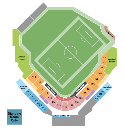 Covenant Health Park Seating Chart: Soccer