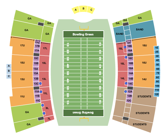 Doyt Perry Stadium Seating Chart: Doyt L Perry Stadium Football
