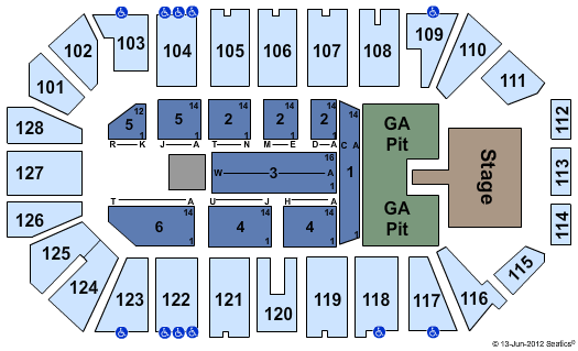 Dr Pepper Arena Seating Chart