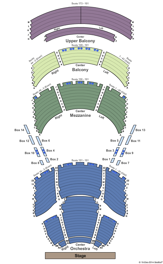 Dr Phillips Performing Arts Center Seating Chart