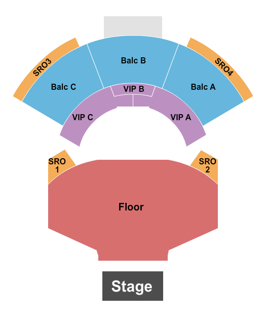 Dream Live at American Dream Mall Seating Chart: Endstage GA Floor
