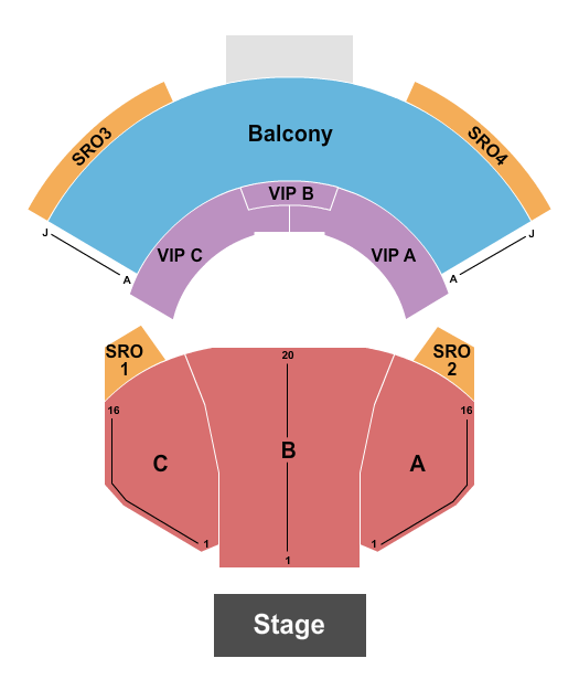 Dream Live at American Dream Mall Seating Chart: Endstage