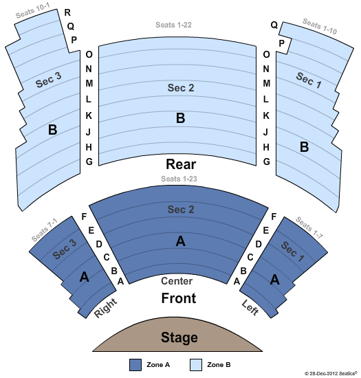 Drury Lane Theatre Oakbrook Terrace Seating Chart