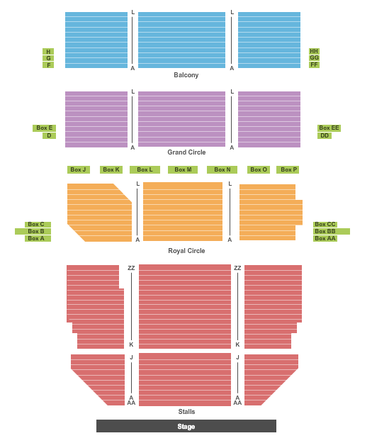 Drury Lane Theatre Royal Map