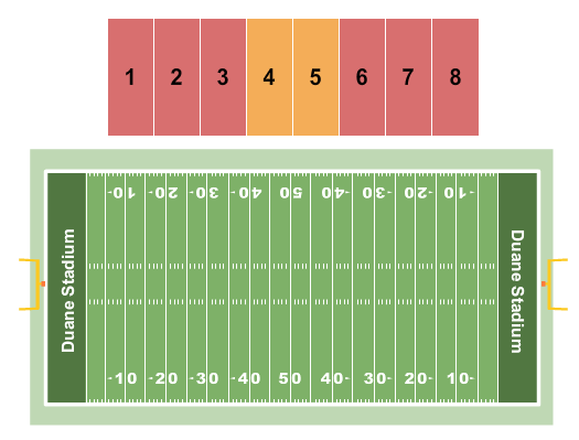 Duane Stadium Map