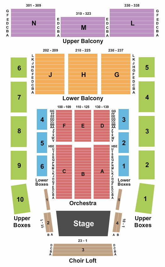 Meymandi Concert Hall At Duke Energy Center for the Performing Arts Seating Chart: End Stage