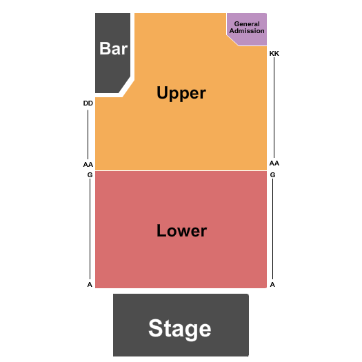 Duling Hall Seating Chart: Endstage RSV