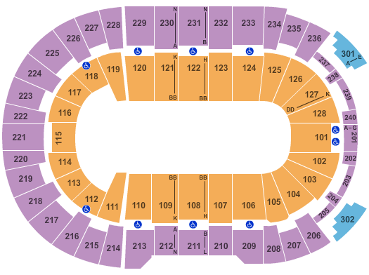 Amica Mutual Pavilion Seating Chart: Open Floor