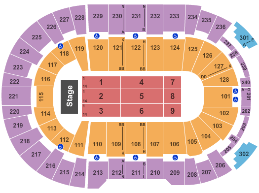 Dunkin Donuts Center Concert Seating Chart