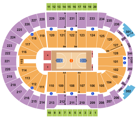 Amica Mutual Pavilion Seating Chart: Harlem Globetrotters