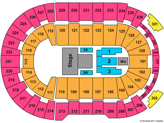 Dunkin Donuts Center Seating Chart