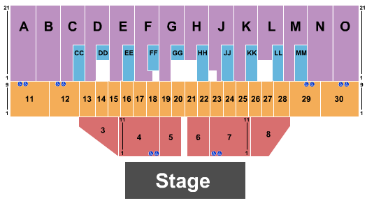 Duquoin State Fair Seating Chart: Endstage 3