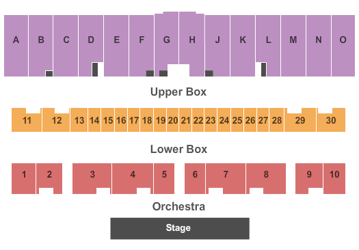 Duquoin State Fair Seating Chart: End Stage