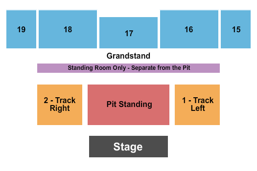 Dutchess County Fairgrounds Seating Chart: Endstage GA/PIT
