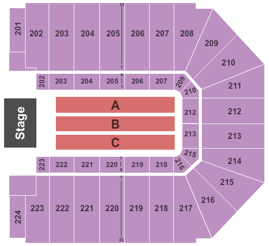 Nutter Center Seating Chart Eagles