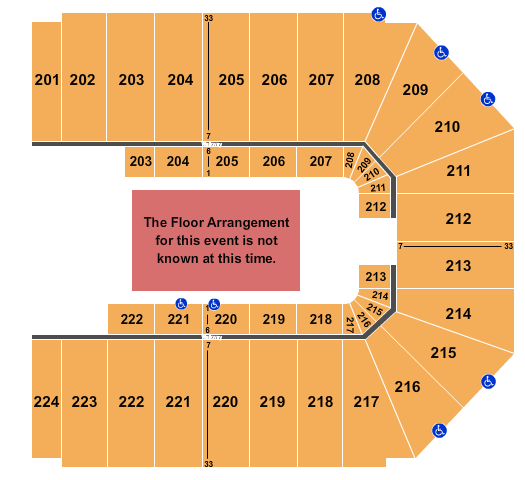 EJ Nutter Center Seating Chart: Generic Floor