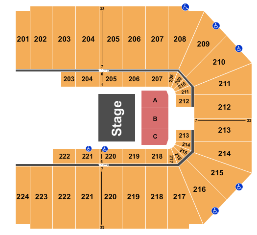 Nutter Center Seating Chart Eagles