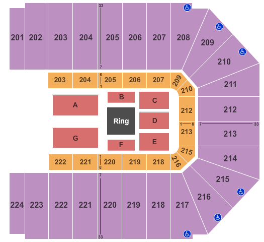 Nutter Center Wwe Seating Chart